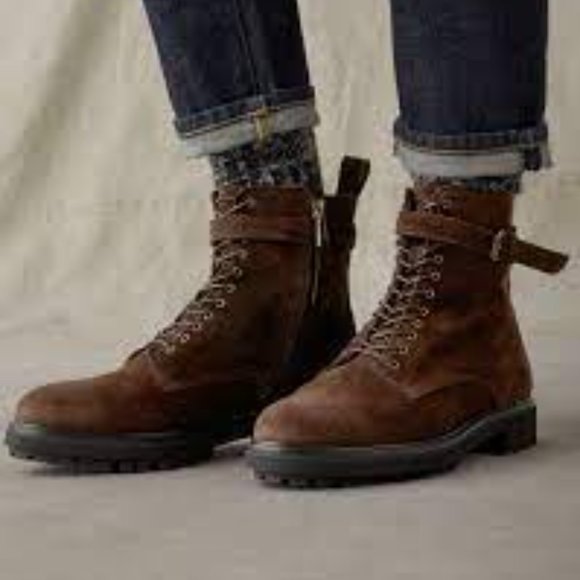 Belstaff Ladies Finley Brown Suede Boot - size 9 - Picture 2 of 5